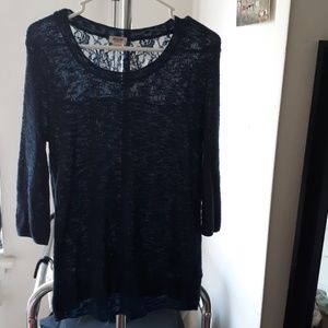 Mossimo navy blue sweater